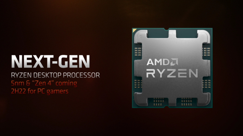 Анонс процессоров AMD Ryzen 7000 Zen 4 ожидается на мероприятии Computex 2022, в начале третьего квартала2