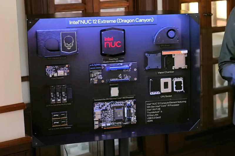 Intel демонстрирует мини-ПК NUC 11 Extreme на базе Arc Alchemist, в демоверсии Tomb Raider с технологией XeSS3