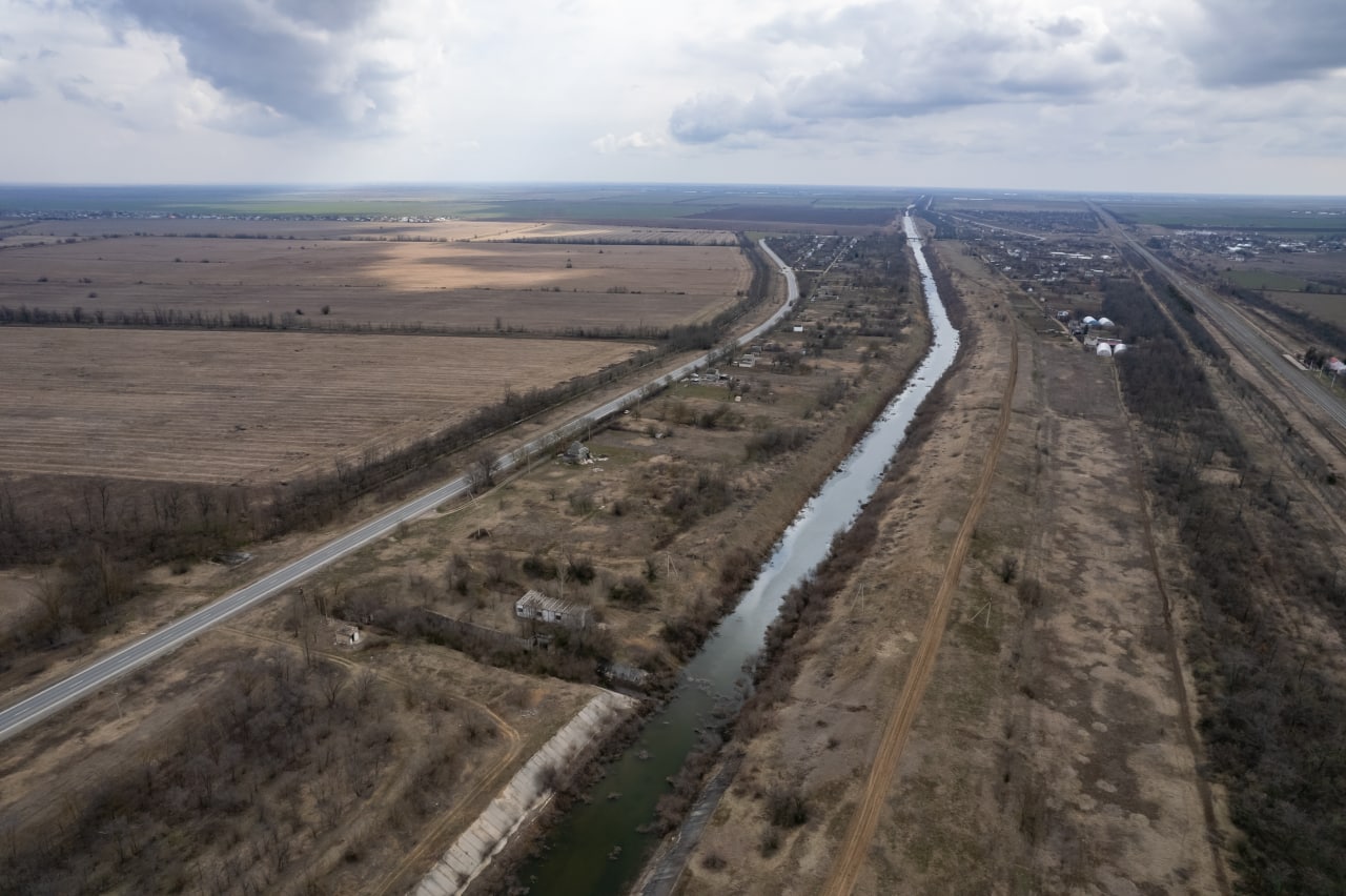 Северо-Крымский канал заполнен водой4