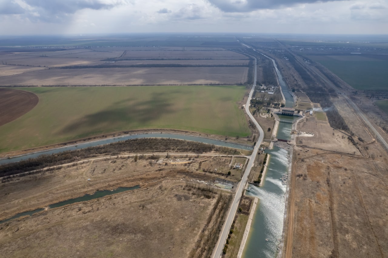 Северо-Крымский канал заполнен водой1