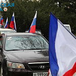 В Крыму прошёл масштабный автопробег в поддержку президента и армии - фото11