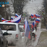В Крыму прошёл масштабный автопробег в поддержку президента и армии - фото21
